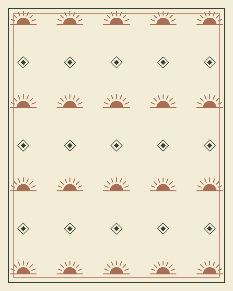 Illustrated table pattern